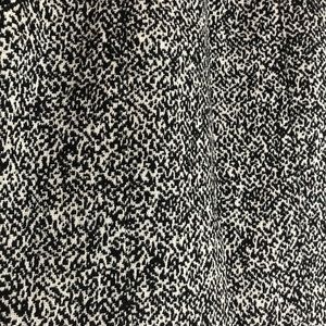 Black and white wool pencil skirt